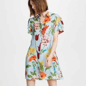 Alice + Olivia Floral Mini Dress - Multicolor